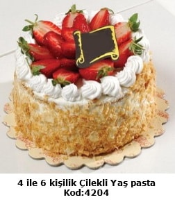 stanbul Beyazt pastanesi pastaneler 4 ile 6 kiilik ilekli ya pasta