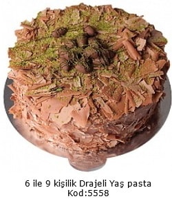 6 ile 9 kiilik Drajeli ya pasta